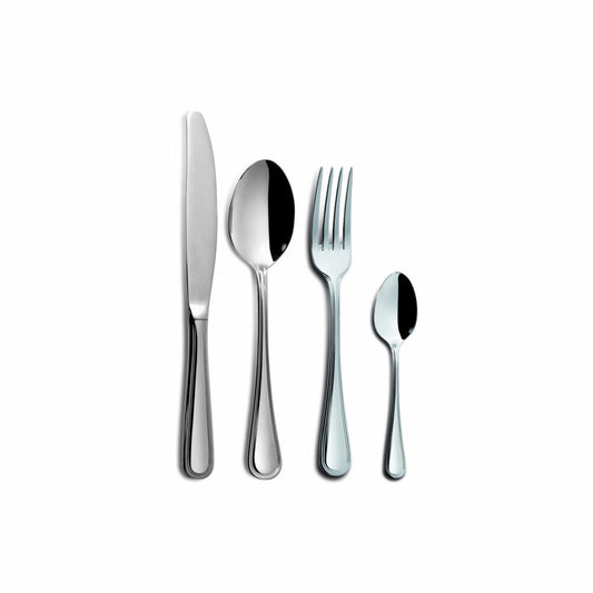Comas Besteck-Set Ingles XL 24-tlg., Tafelbesteck, Edelstahl 18/10, Silberfarben, 4881