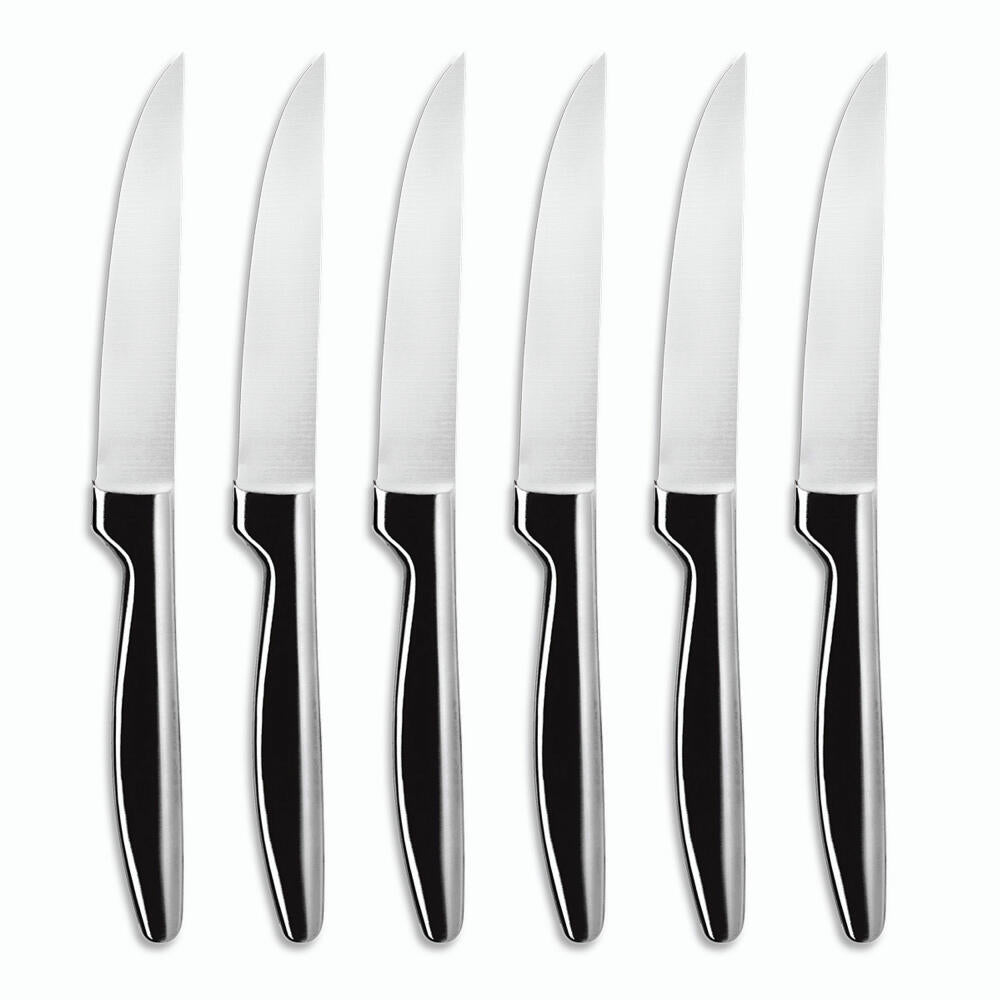 Comas Steakmesser BOJ 6er Set, Fleischmesser, Edelstahl, Spiegelfinish, 22.1 cm, 6013