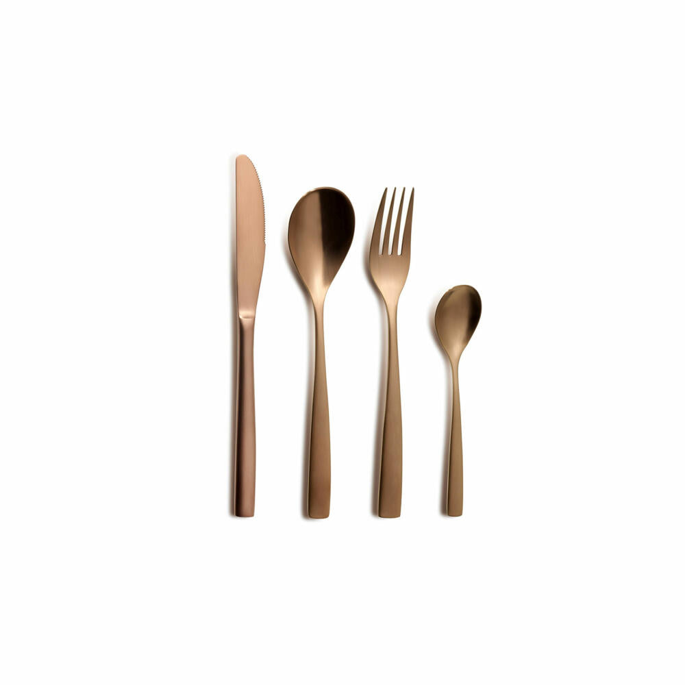 Comas Besteckset Barcelona Cobre 24-tlg., Tafelbesteck, PVD-beschichtet, Edelstahl, 6325