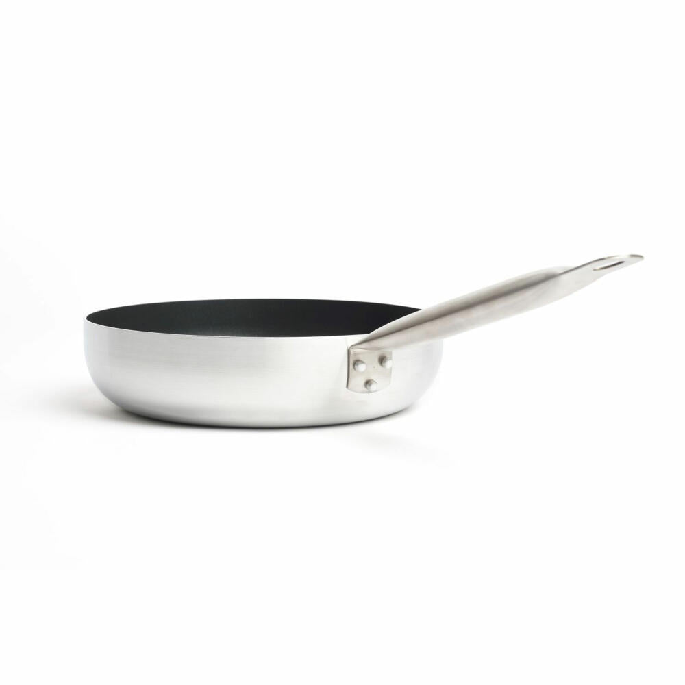Comas Deep Frying Pan Croscat Induction, Pan, Aluminium, Silver, Black, 24 cm, 10897