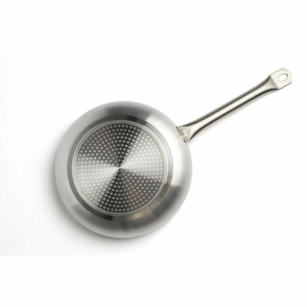 Comas Tiefe Bratpfanne Croscat Induktion, Pfanne, Aluminium, Silber, Schwarz, 28 cm, 10898