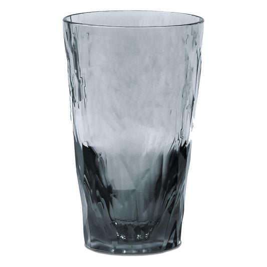 Koziol Club Extra Longdrink, Cocktailglas, Whiskyglas, Trinkglas, Superglas, Transparent Grey, 300 ml, 3406540