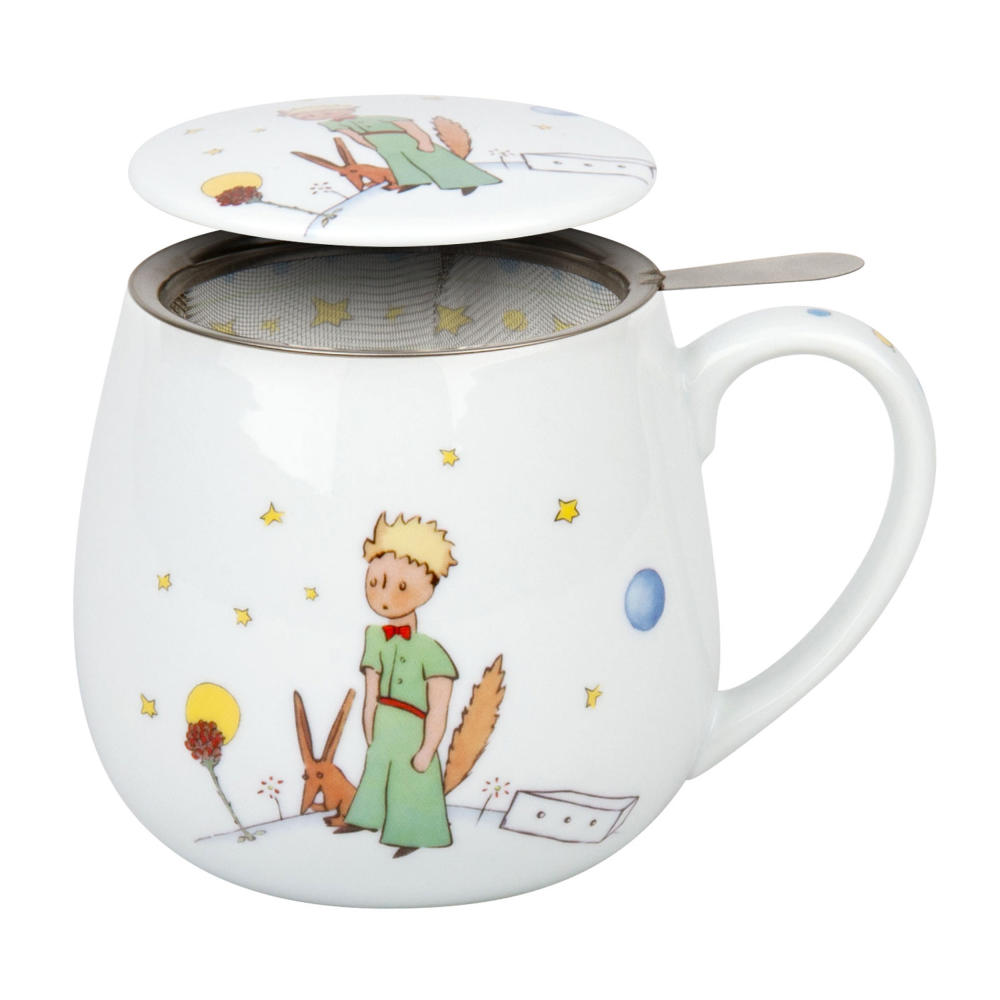 Könitz Le Petit Prince Secret FR mug, cup, teacup, with strainer and lid, porcelain, 420 ml, 11 5 143 2362