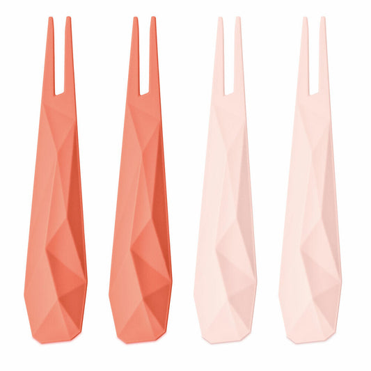 Koziol Club Party-Piekser, Piekser, Cocktailspieße, Partypicker, Partypiekser, Kunststoff, Soft Peach / Queen Pink, 10.8 cm, 3133367