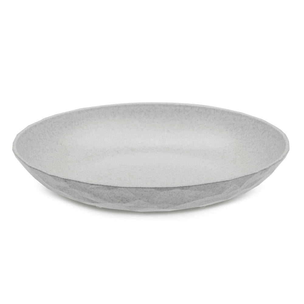 Koziol Club Teller Tief, Servierteller, Suppenteller, Speiseteller, Pastateller, Kunststoff, Organic Grey, 22 cm, 4006670