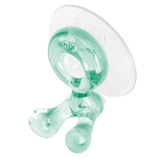 Koziol Tommy Zahnbürstenhalter, Zahnbürsten Halter, Zahnbürstenablage, Ablage, Badzubehör, Kunststoff, Transparent Jade, 5.7 cm, 5825653