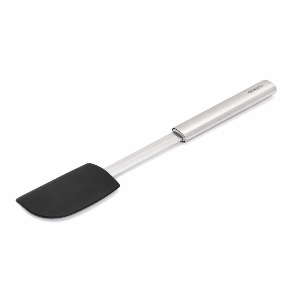 Brabantia Teigschaber Profile, Backspatel, Silikonspatel, Stahl / Silikon, Silber, 29 cm, 100390