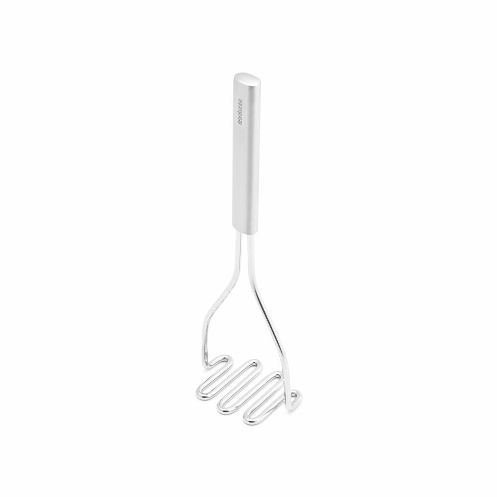 Brabantia Kartoffelstampfer Profile, Gemüsestampfer, Küchenhelfer, Stahl, Matt Steel, 30.5 cm, 250484