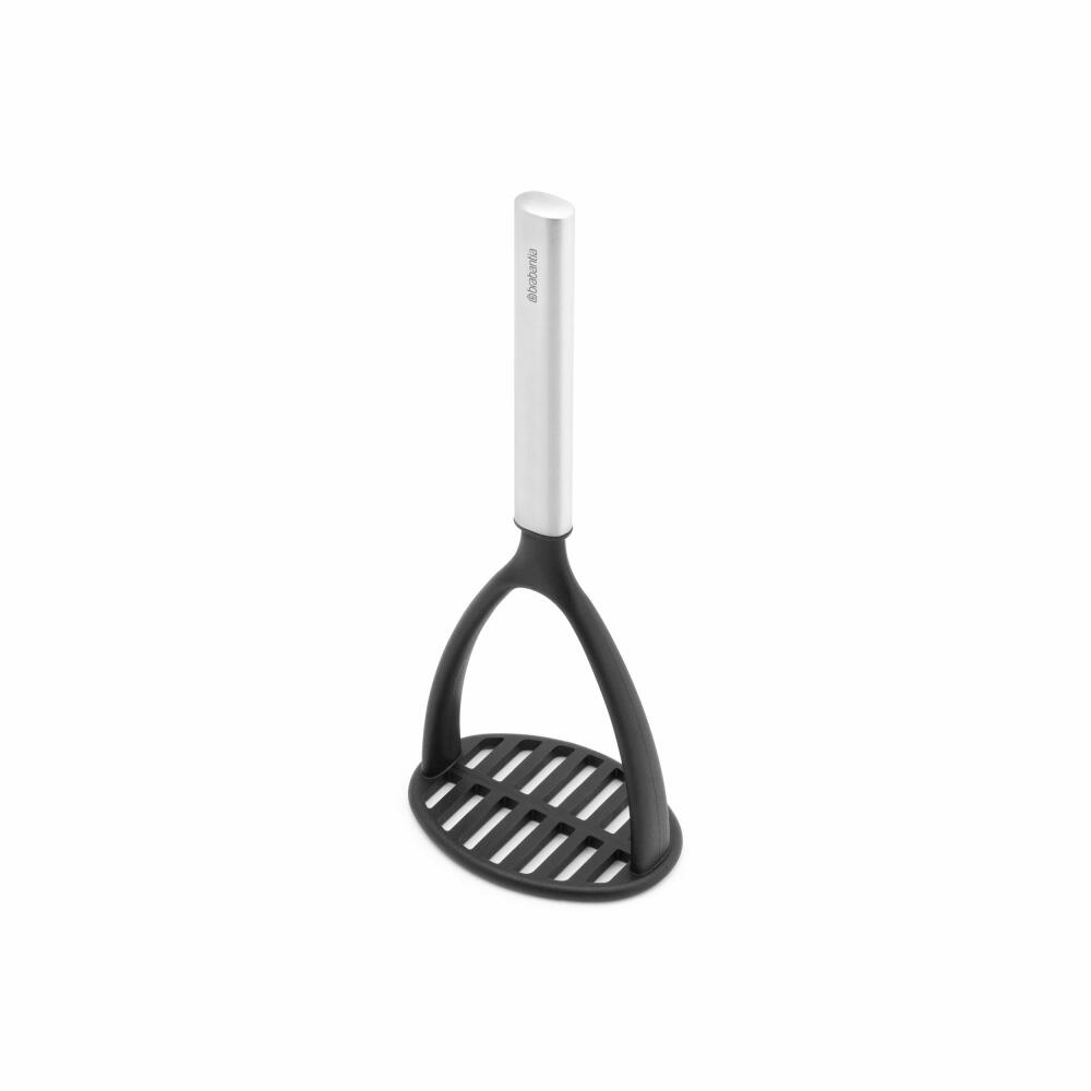 Brabantia Kartoffelstampfer Non-Stick Profile, Küchenhelfer, Stahl / Kunststoff, Matt Steel, 27.2 cm, 250507