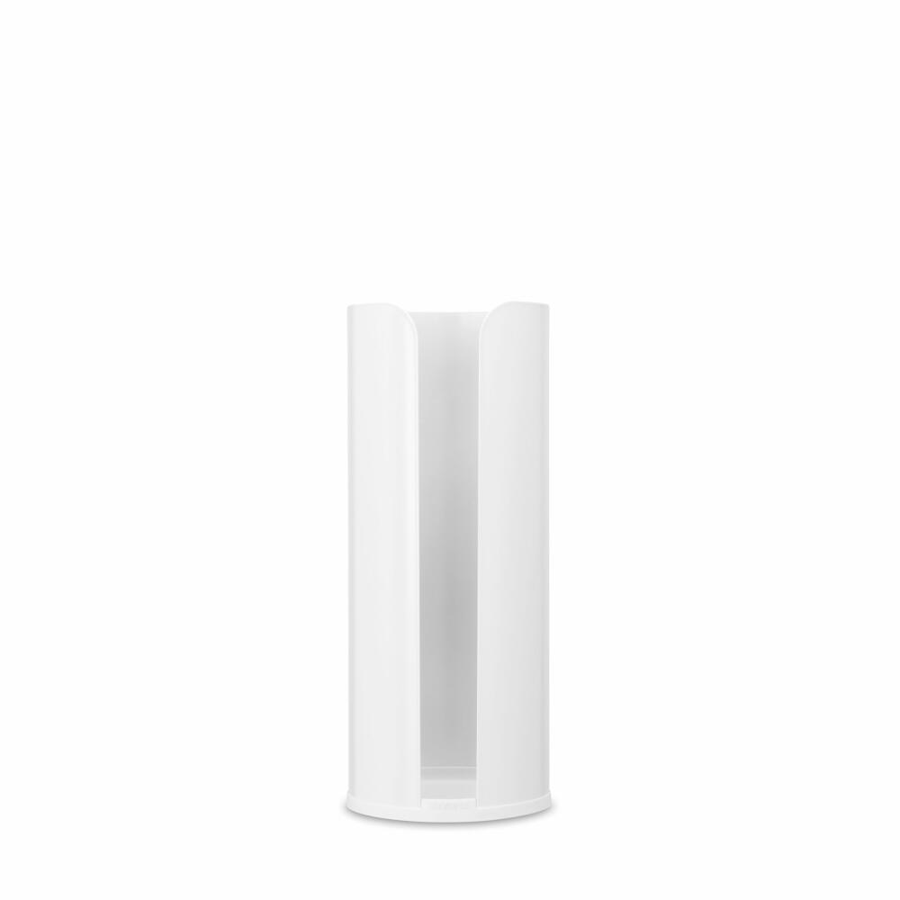 Brabantia Toilettenpapierständer ReNew, Ersatzrollenhalter, Klopapierhalter, WC-Ständer, Stahl, White, 280528