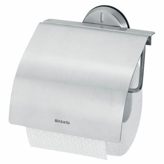 Brabantia Toilettenpapierhalter Profile, Klopapierhalter, WC-Rollenhalter, Stahl, Matt Steel, 427626