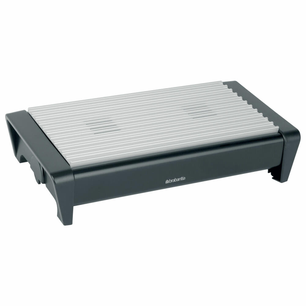 Brabantia Stövchen, Speisenwärmer, Warmhalteplatte, Buffetwärmer, Matt Black, 477140