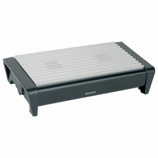 Brabantia food warmer, tea warmer, hotplate for 2 candles, matt black, 477140