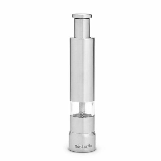 Brabantia Salz- und Pfeffermühle Accesories 2er Set, Gewürzmühle, Salzmühle, Edelstahl, Matt Steel, 611407