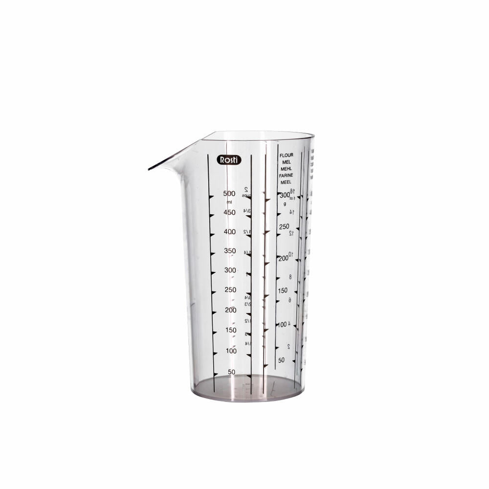 Rosti Messbecher, Rührbecher, SAN-Kunststoff, Transparent, 500 ml, 10605