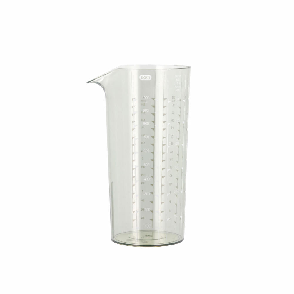 Rosti Messbecher Rauch, Rührbecher, SAN-Kunststoff, Braun, 1 L, 241121