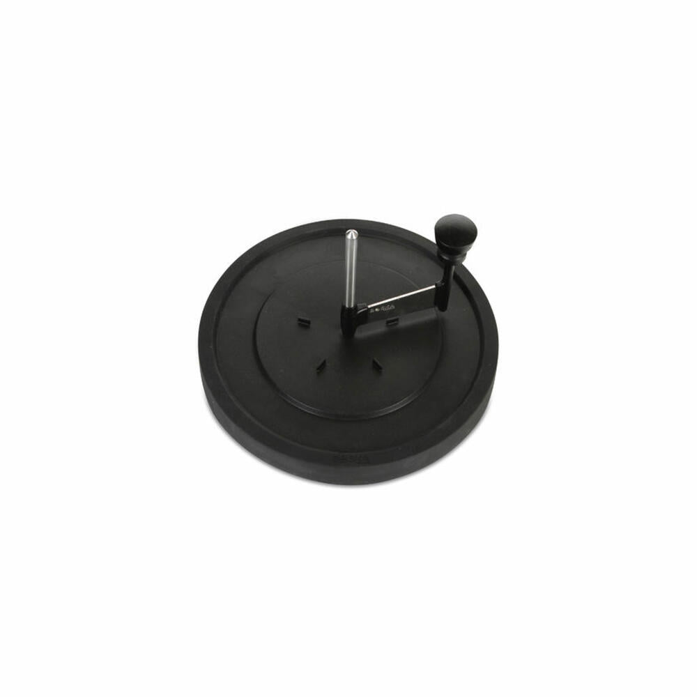 Boska Explore Käseschaber Amsterdam, Käsehobel, Käsereibe, Schokoladenschaber, Kunststoff, Edelstahl, Schwarz, Silber, 307412