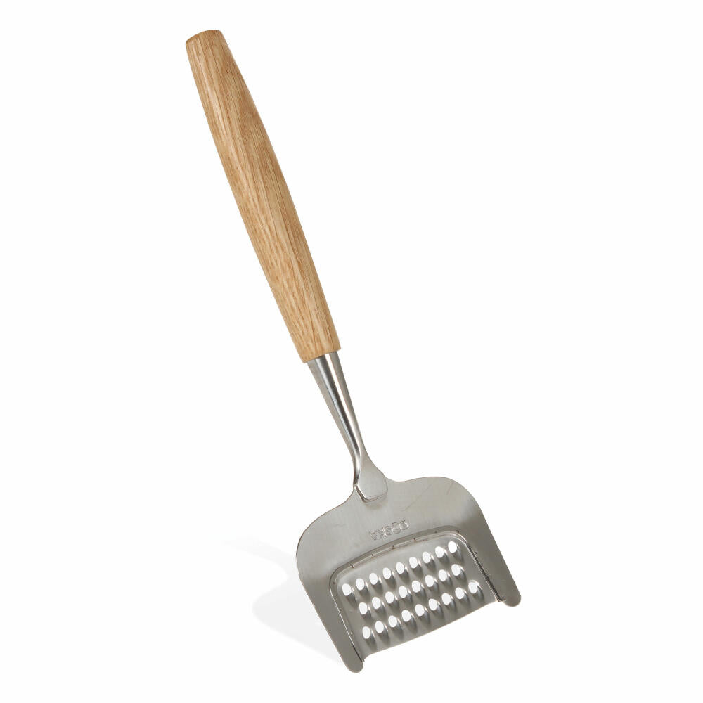 Boska Käsereibe, Käse, Küchenhelfer, Käseschneider, Europäisches Eichenholz / Edelstahl, 19.7 cm, 320231