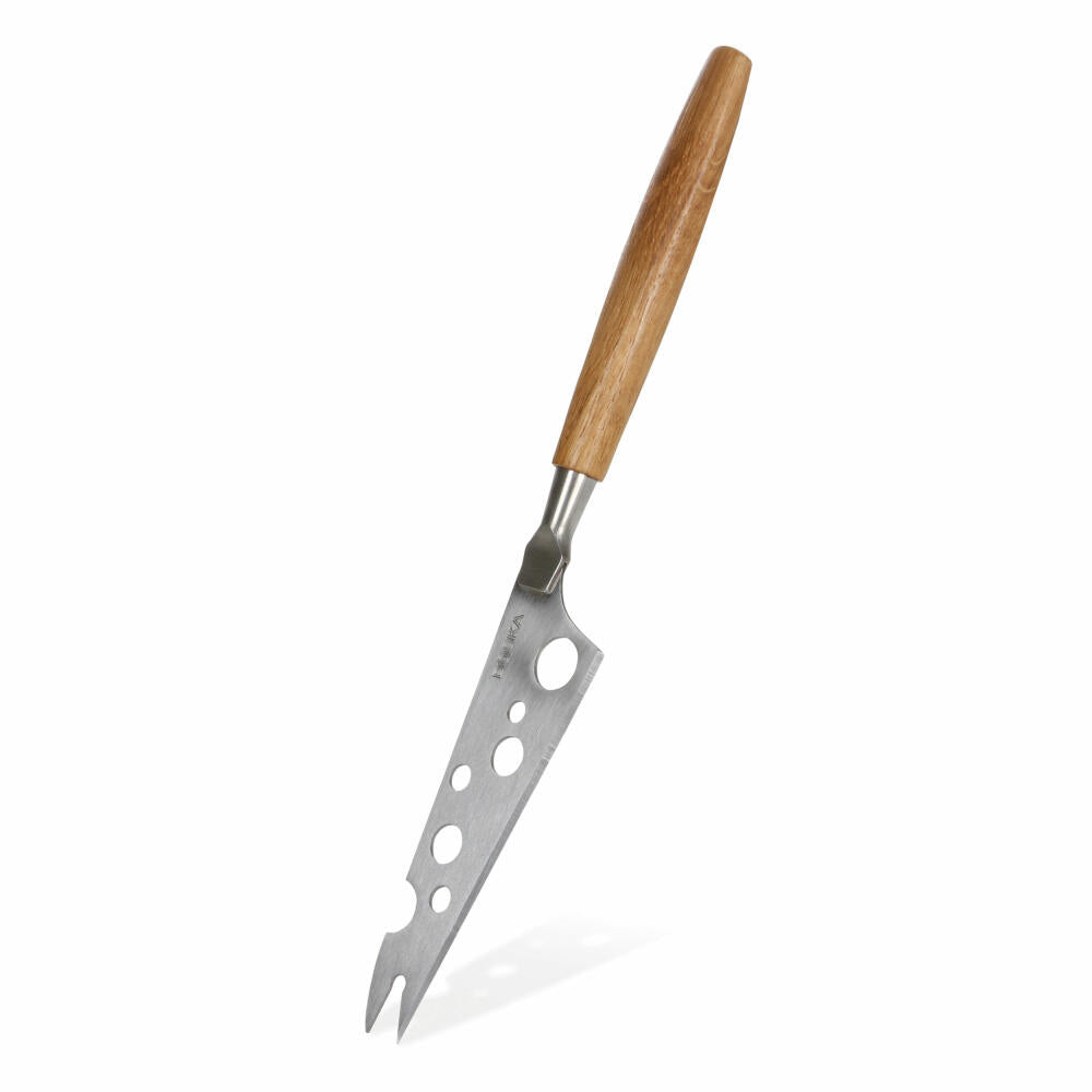 Boska Käsemesser Cheesy Eichen, Käse, Küchenhelfer, Messer, Europäisches Eichenholz / Edelstahl, 23.6 cm, 320234