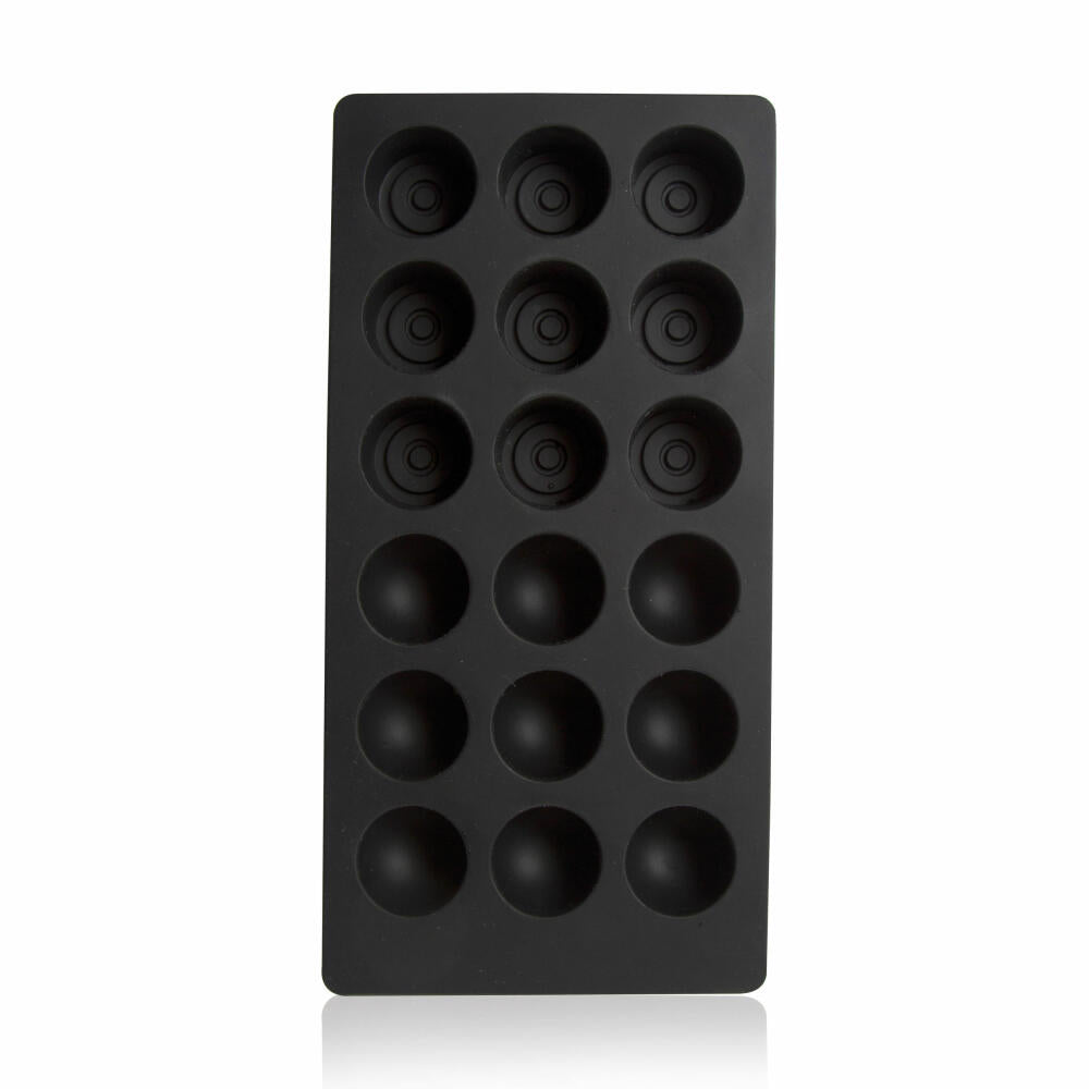 Boska Chocowares Choco Praline Starter-Set, 2-tlg., Schokoladenform, Pralinenform, Giessform, Silikon, Schwarz, 20 cm, 320406