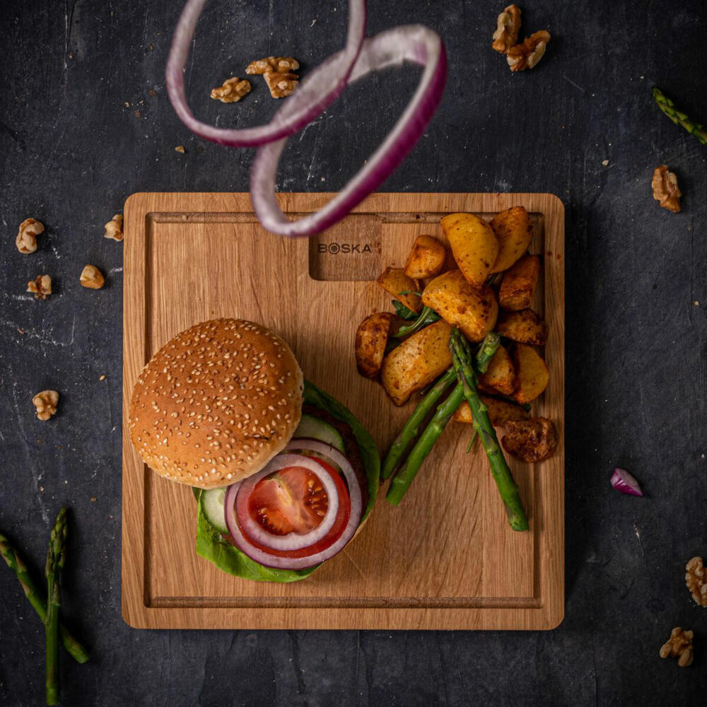 Boska serving board Friends S, Dining Board, oak wood, brown, 23 cm, 320050