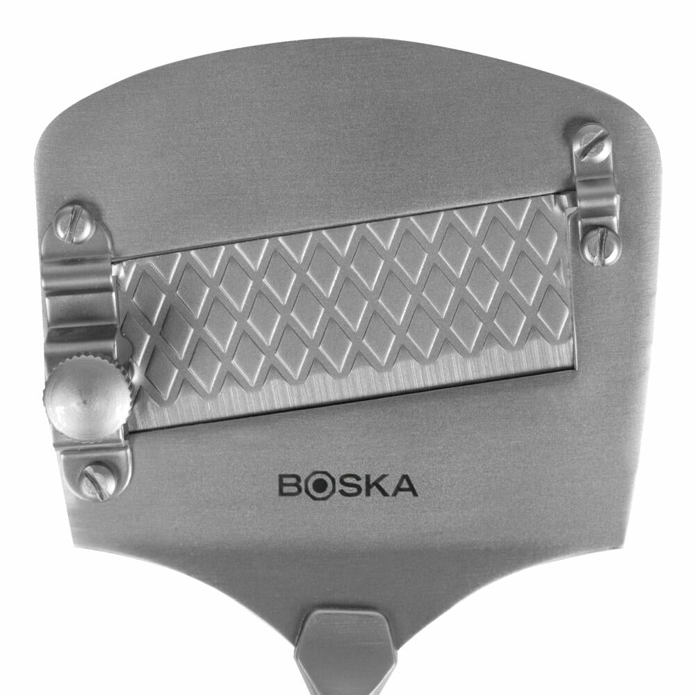 Boska Parmesan Käsehobel Monaco+, Käsereibe, Käseschaber, Edelstahl, Silber, 21 cm, 307103