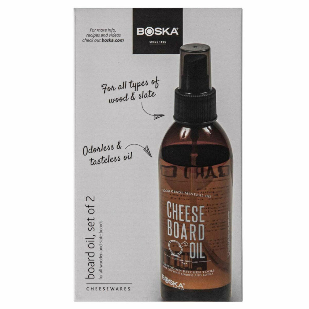 Boska board oil set of 2, care oil for wooden boards, spray bottle, 2 x 200 ml, 320082