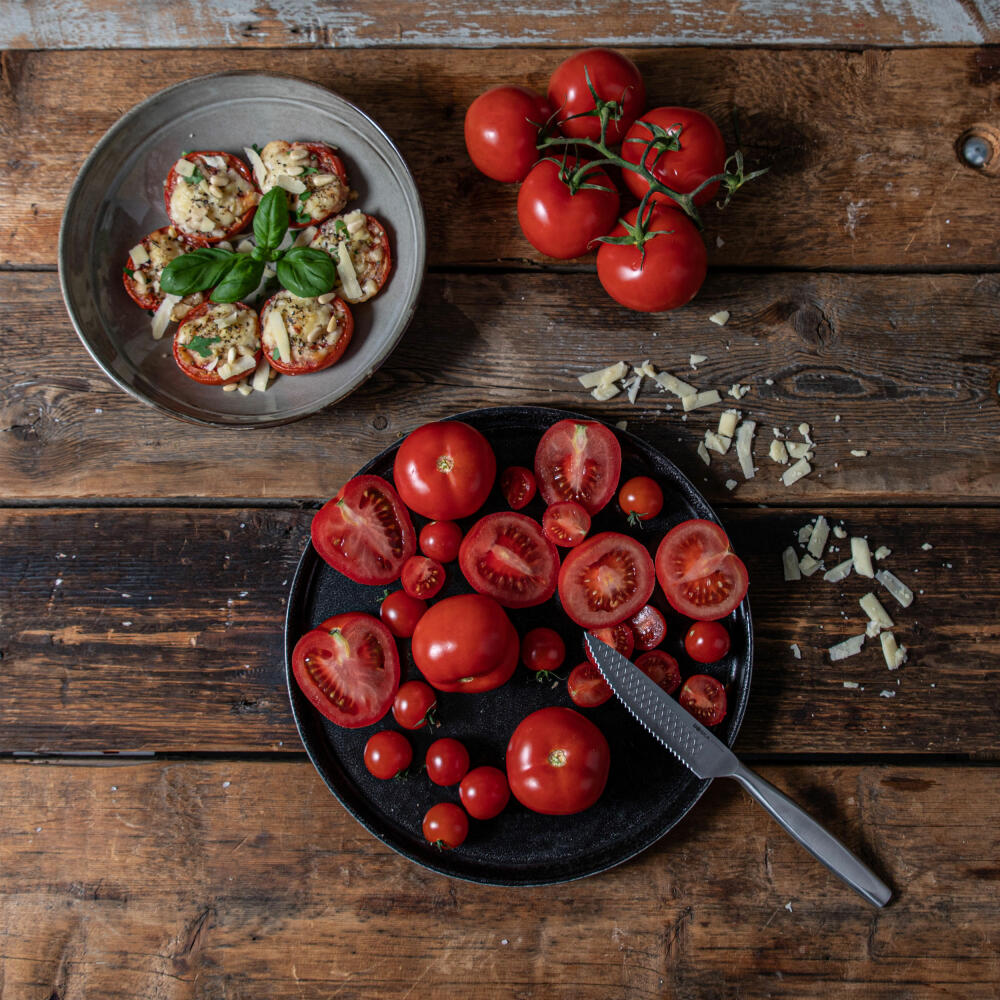 Boska universal knife Monaco+ serrated, kitchen knife, stainless steel, 11 cm blade, 307123