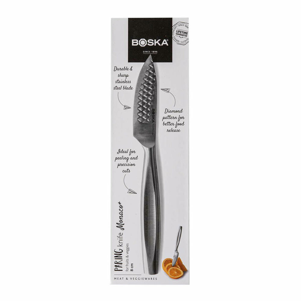 Boska vegetable knife Monaco+, paring knife, kitchen knife, stainless steel, 8 cm blade, 307124