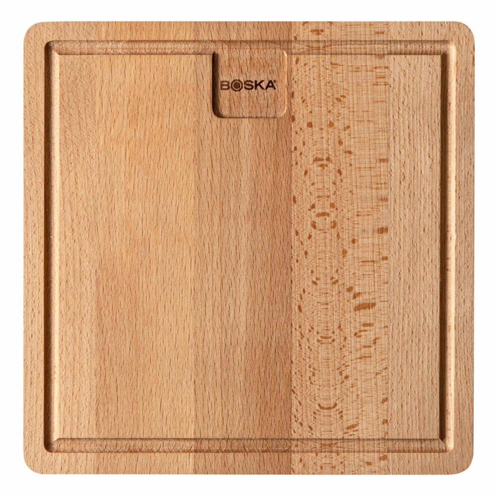 Boska serving board Amigo S, dining board, beech wood, brown, 23 x 23 cm, 320061