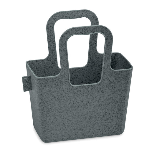 Koziol Tasche Taschelini, Tragetasche, Utensilo, Aufbewahrung, Thermoplastischer Kunststoff, Organic Deep Grey, 5415673