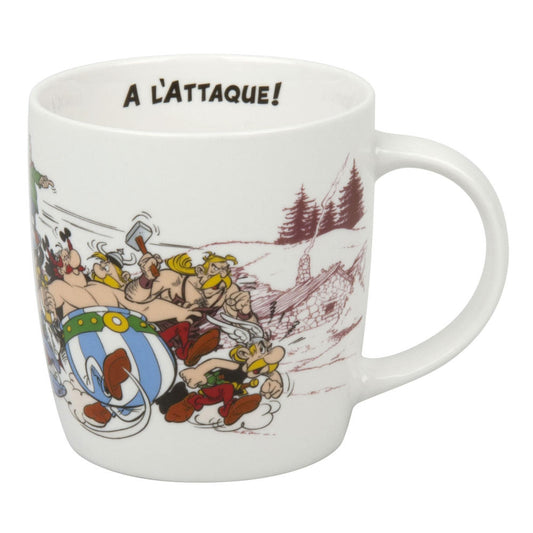 Könitz Asterix A Lattaque Französisch Becher, Tasse, Kaffeetasse, Bone China, 400 ml, 11 7 275 2046