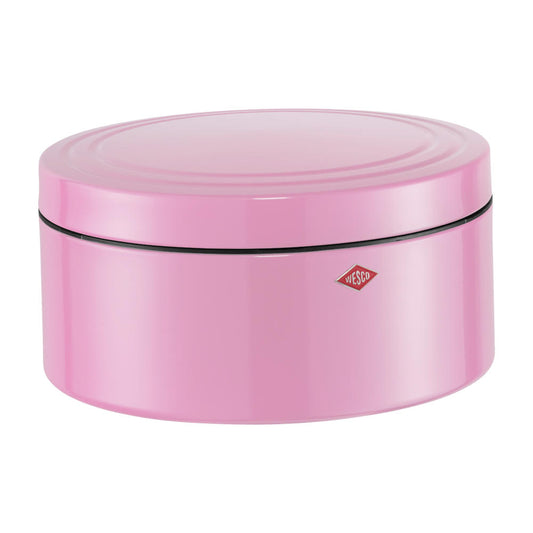 Wesco Cookie Box, cookie jar, tin, biscuit tin, pink, sheet steel, 324402-26