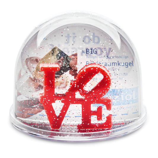 Koziol Love Bildtraumkugel Big, Traumkugel, Traum Kugel, Schneekugel, Transparent, 9 cm, 6223535