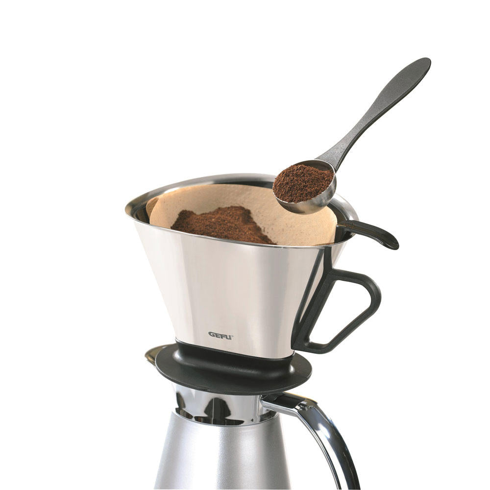 Gefu Kaffee-Filter Angelo, Hochwertiger Edelstahlfilter, Größe 4, Edelstahl / Kunststoff, 16000