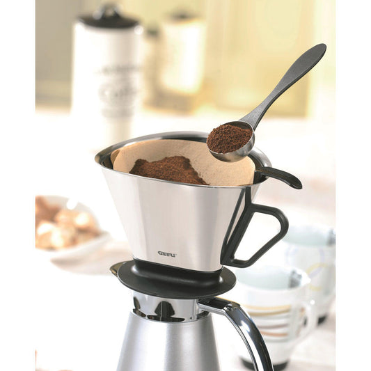 Gefu Kaffee-Filter Angelo, Hochwertiger Edelstahlfilter, Größe 4, Edelstahl / Kunststoff, 16000