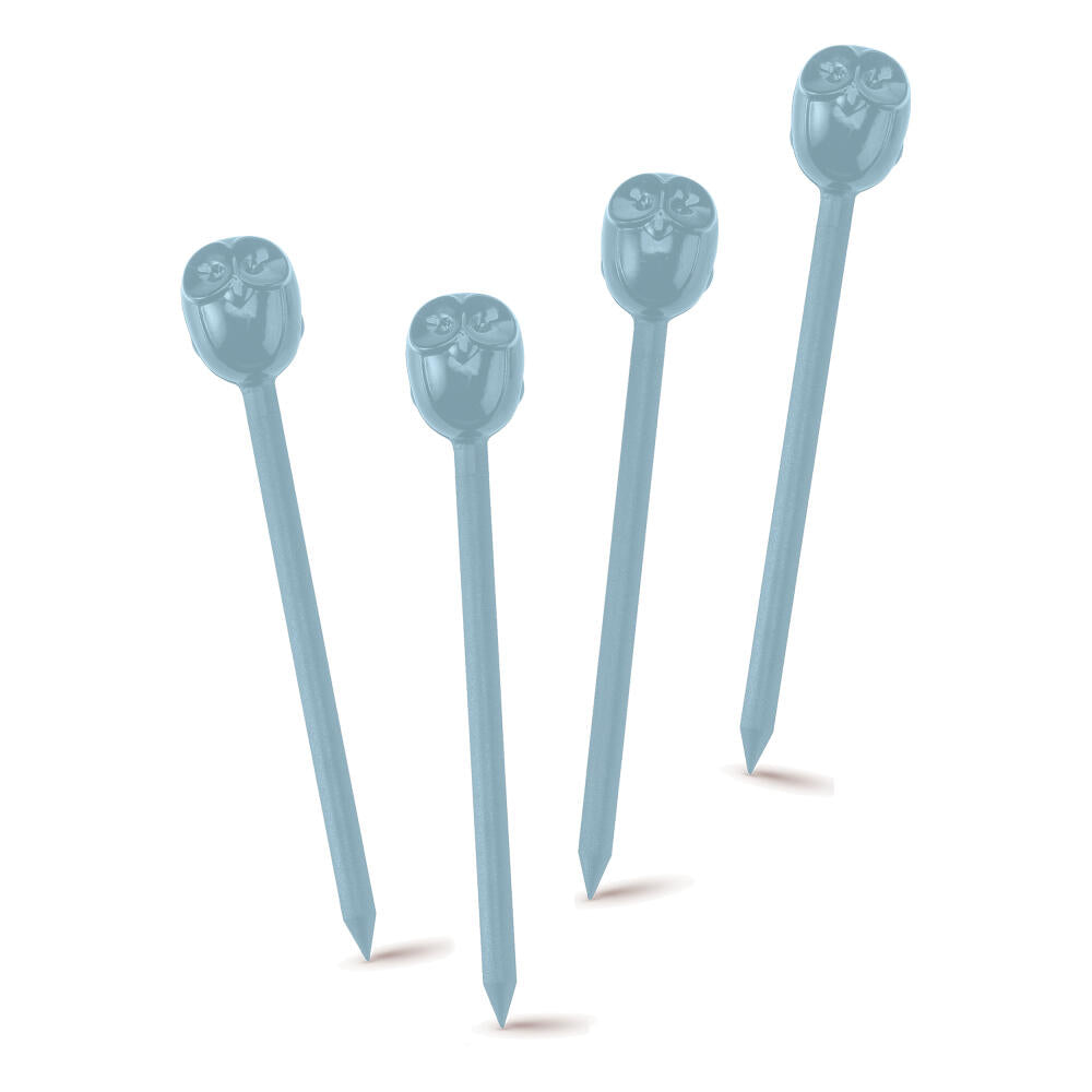 Koziol Elli, 8er Set, Party-Piekser, Cocktailspieße, Partypicker, 9.9 cm, Powder Blue, 3137639