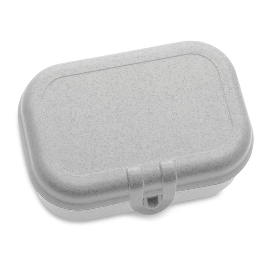 Koziol Pascal S Lunchbox, Behälter, Vorratsbehälter, Brotbox, Brotdose, Kunststoff, Organic Grey, 15.1 cm, 3158670