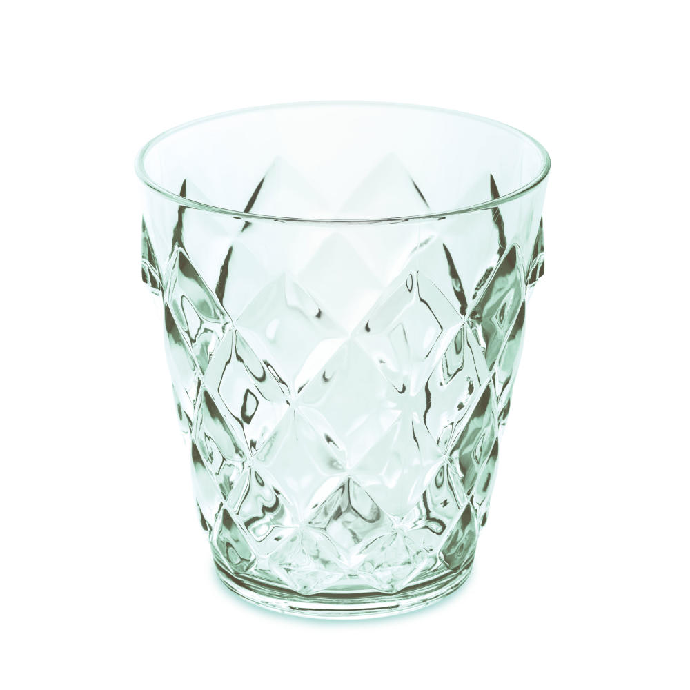 Koziol Crystal S Becher, Coktailbecher, Tasse, Saftbecher, Trinkbecher, Kunststoff, Transparent Jade, 200 ml, 3545653