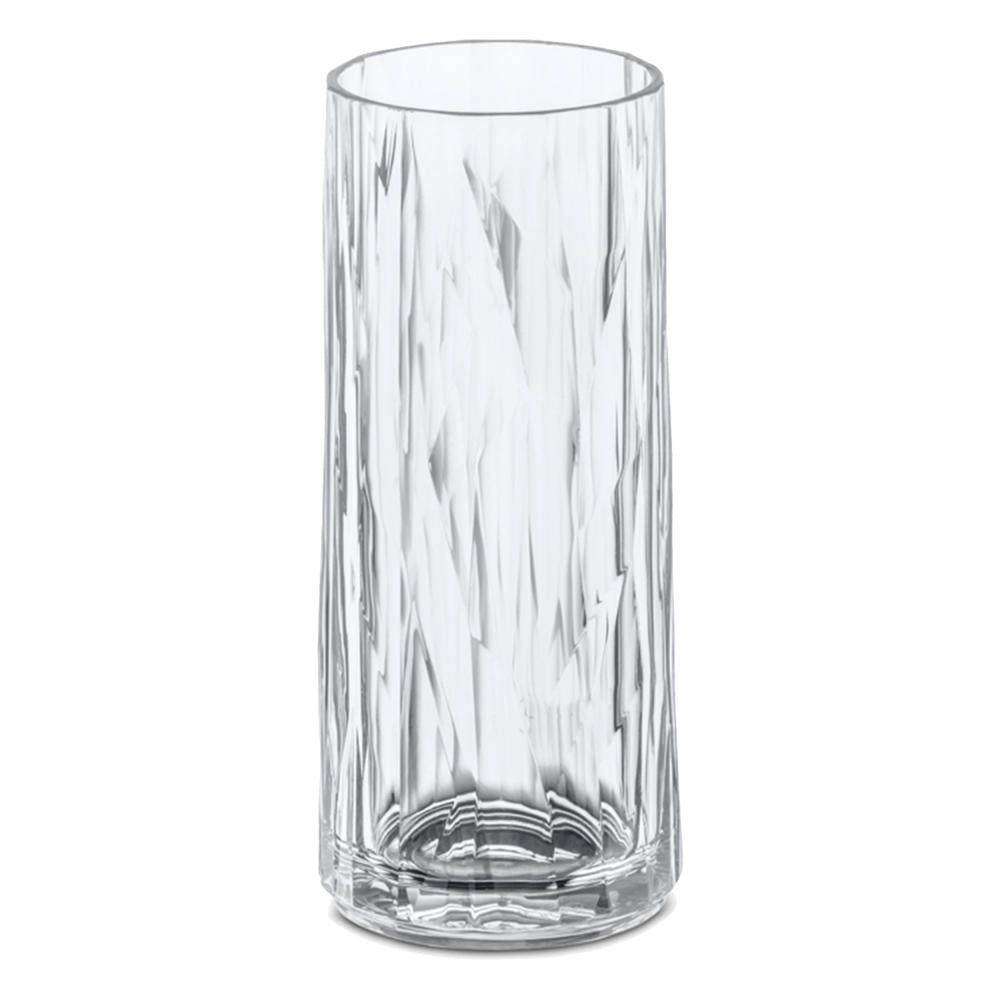 Koziol Club M Longdrink, Cocktailglas, Whiskyglas, Trinkglas, Glas, Crystal Clear, 250 ml, 3403535