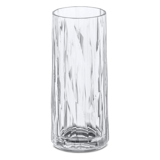 Koziol Club M Longdrink, Cocktailglas, Whiskyglas, Trinkglas, Glas, Crystal Clear, 250 ml, 3403535