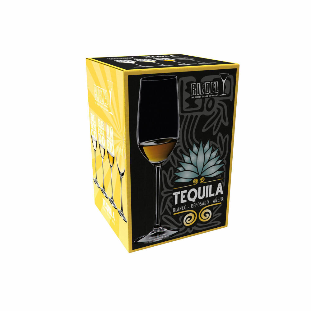 Riedel Tequila Set, 4er Set, Tequilaglas, Stielglas, Schnapsglas, Kristallglas, 190 ml, 5515/18