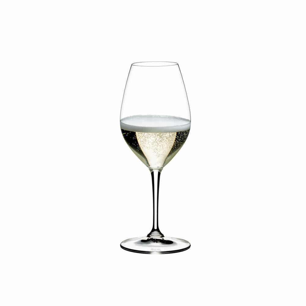 Riedel Wine Friendly White Wine / Champagne 003, 4er Set, Weinglas, Champagnerglas, Weißwein Glas, Kristallglas, 440 ml, 6422-04-3