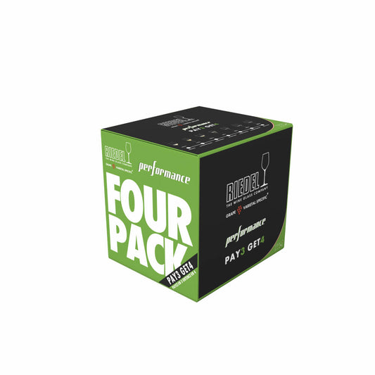 Riedel Performance Cabernet Merlot, 4er Vorteilsset, Rotweinglas, Weinglas, Kristallglas, 834 ml, 5884/0-1