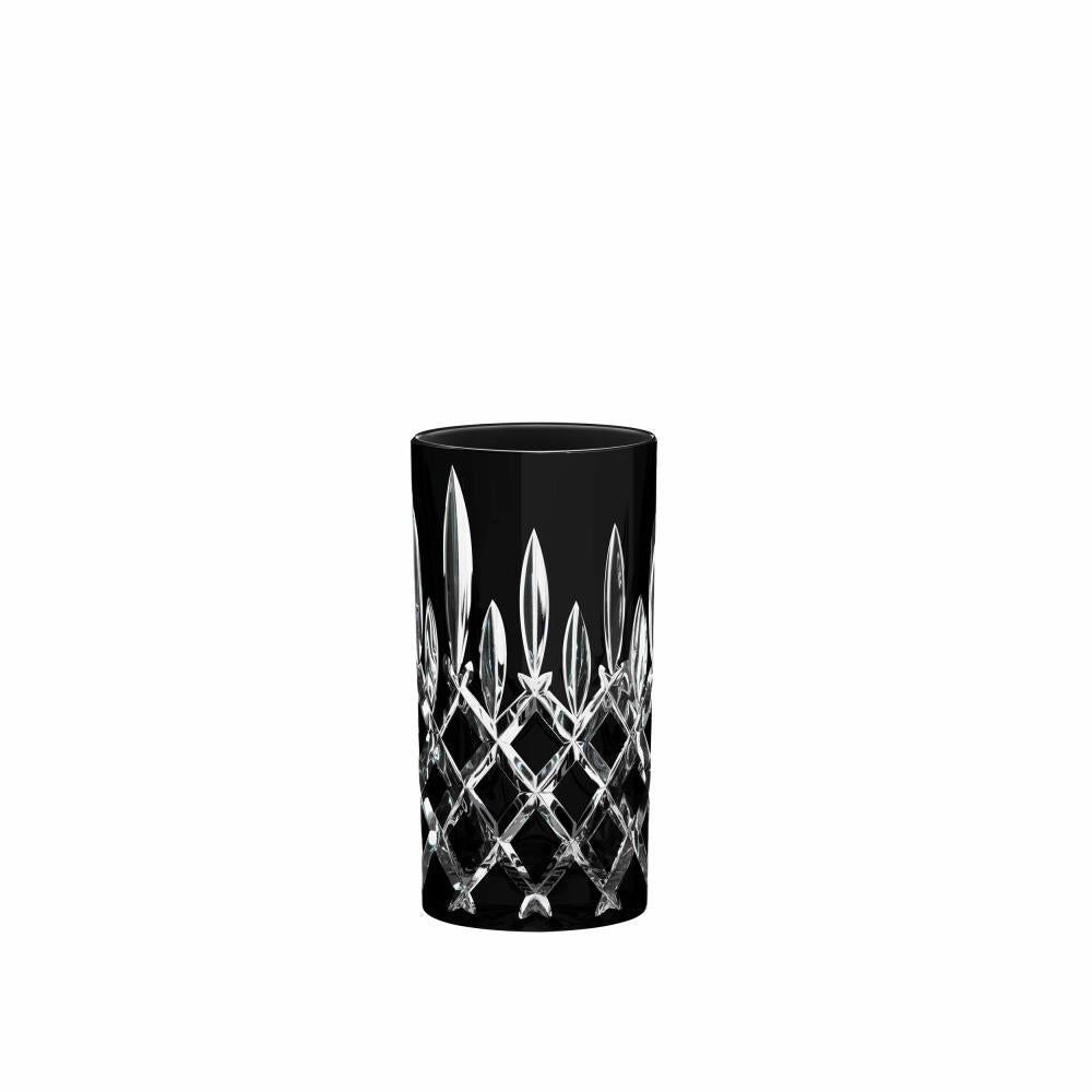 Riedel highball glass Laudon Black, long drink glass, crystal glass, black, 395 ml, 1515/04S3B