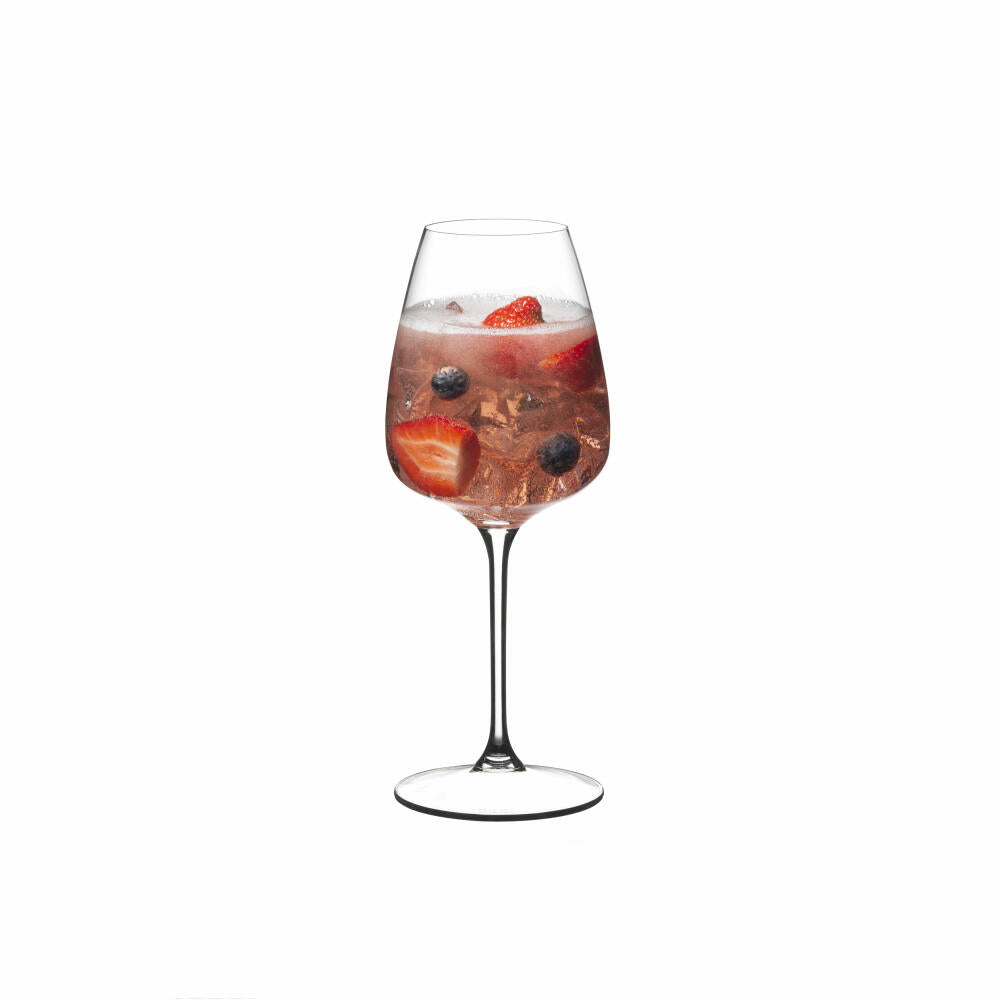 Riedel Glas Grape Weißwein Champagner Spritz 2er Set, Weingläser, Kristallglas, 550 ml, 6424/05