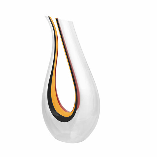 Riedel Dekanter Amadeo, Weinkaraffe, Weindekanter, Kristallglas, Schwarz, Gelb, Rot, 0.75 L, 1756/13S28
