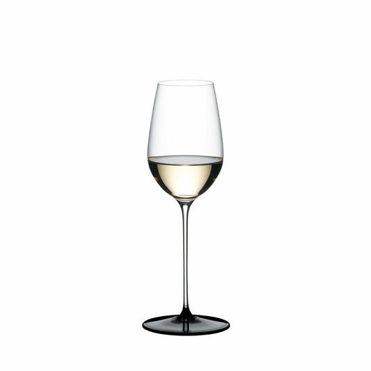 Riedel Fatto A Mano Black Tie Riesling, Weißweinglas, Weinglas, Kristallglas, 400 ml, 4110/15