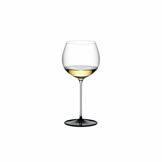 Riedel Fatto A Mano Black Tie Chardonnay, Weißweinglas, Weinglas, Kristallglas, 660 ml, 4110/07