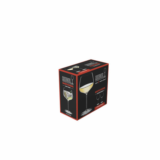 Riedel Grape@Riedel Chardonnay Gin Tonic, 2er Set, Weinglas, Cocktailglas, Kristallglas, 650 ml, 6424/97